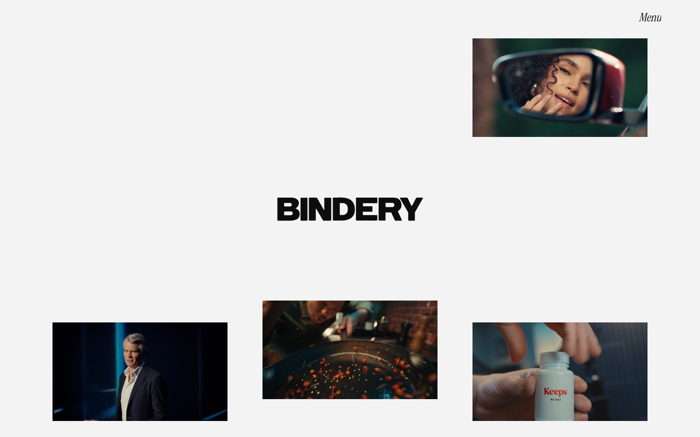 Screenshot of Bindery
