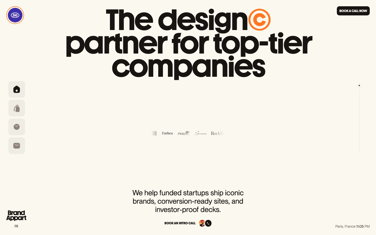 Screenshot of Brand Appart