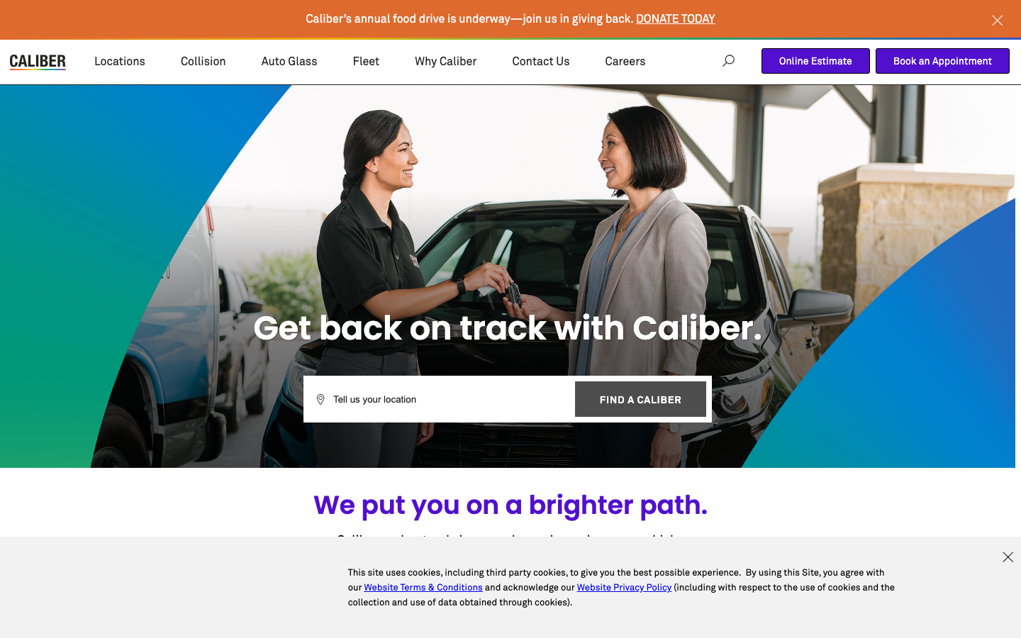 Screenshot of Caliber