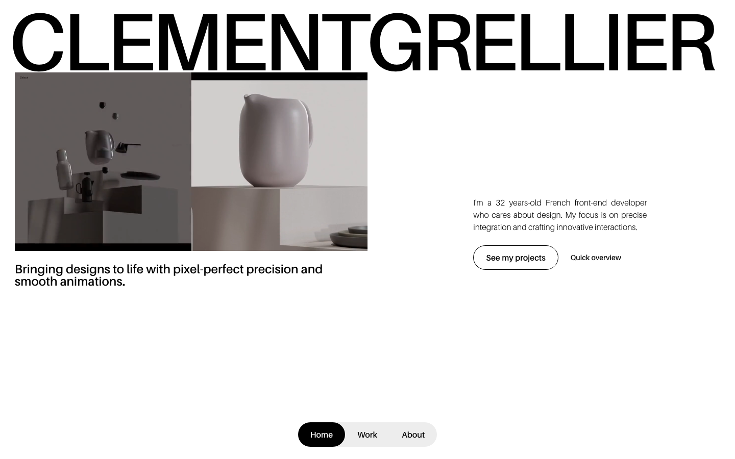 Screenshot of Clement Grellier