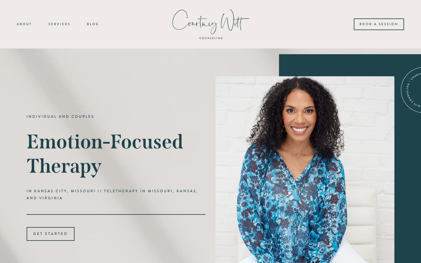 Screenshot of Courtney Witt Counseling