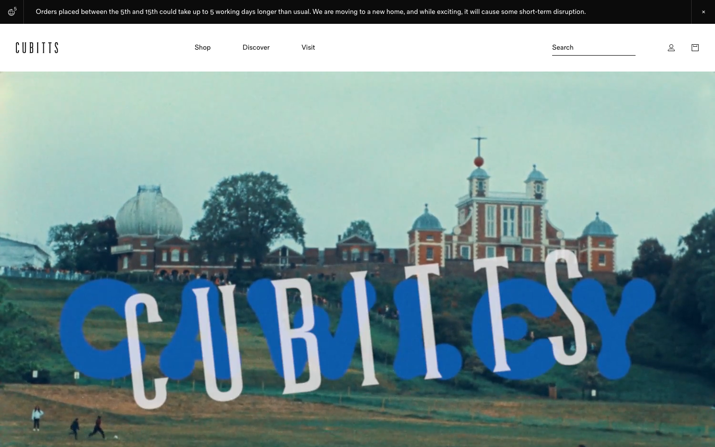Screenshot of Cubitts