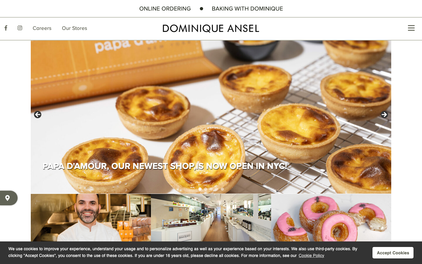 Screenshot of Dominique Ansel