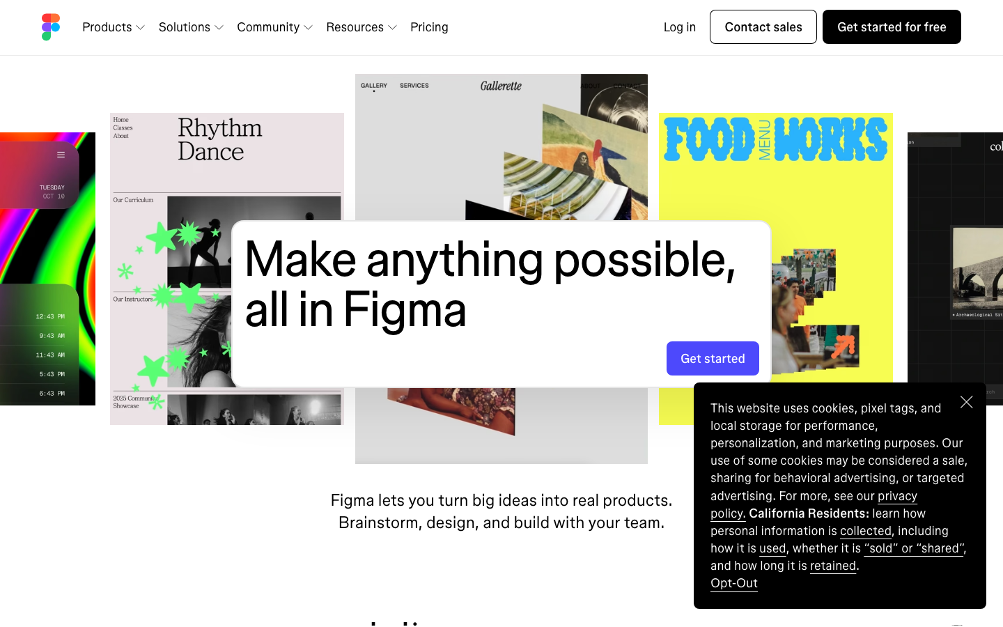 Screenshot of Figma