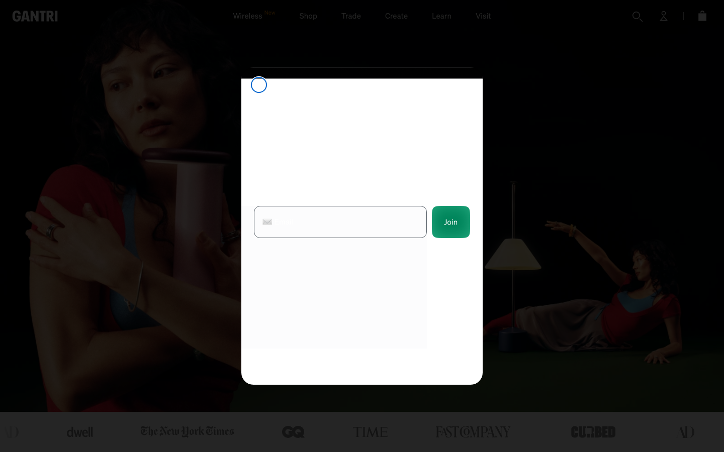 Screenshot of Gantri