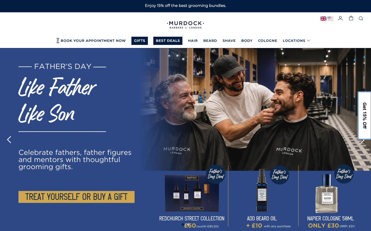 Screenshot of Murdock London