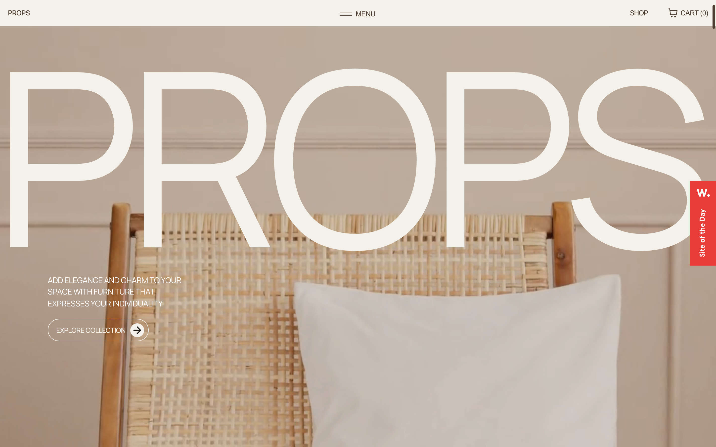 Screenshot of Props Furniture
