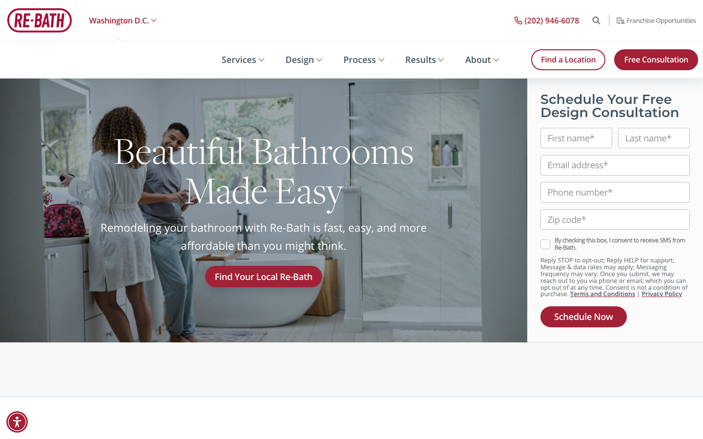 Screenshot of Re Bath