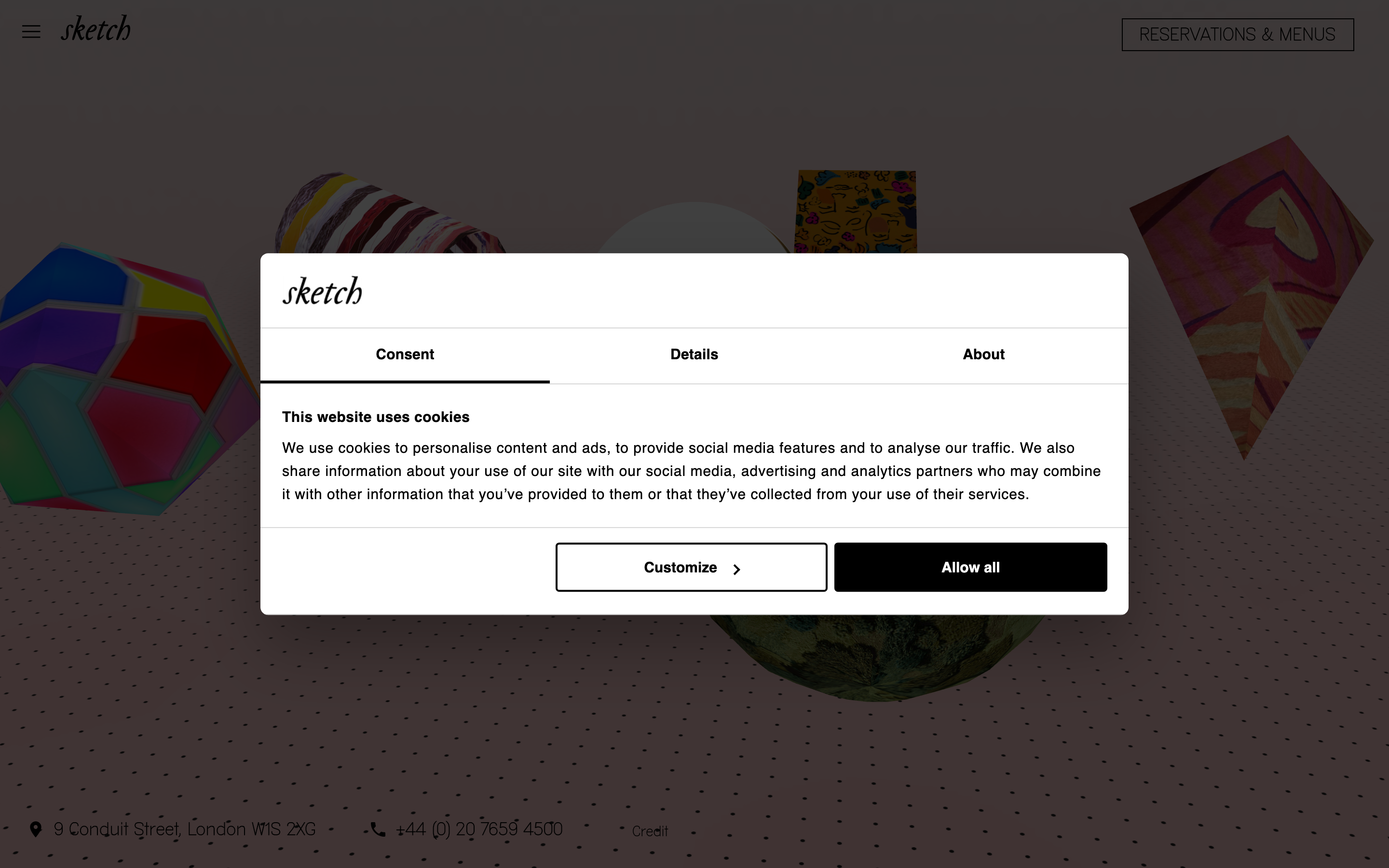 Screenshot of Sketch London