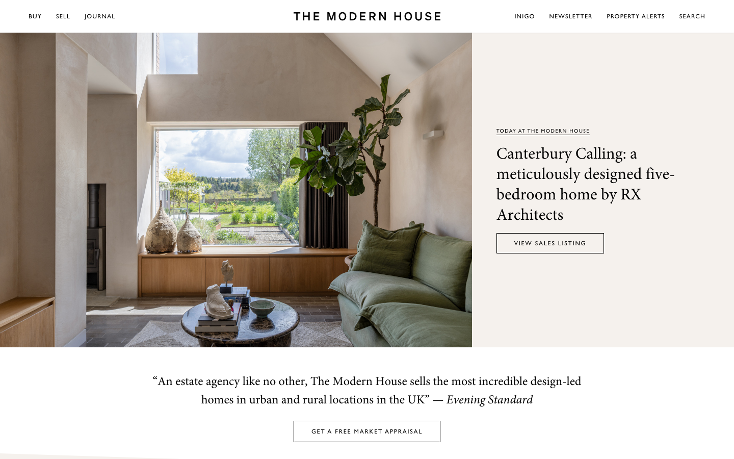 Screenshot of The Modern House
