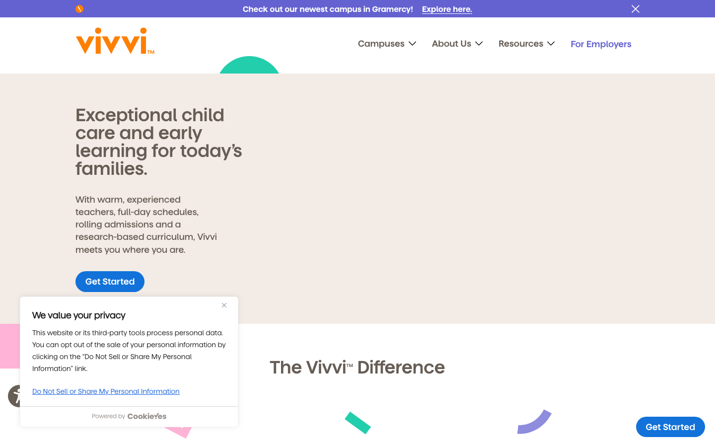 Screenshot of Vivvi