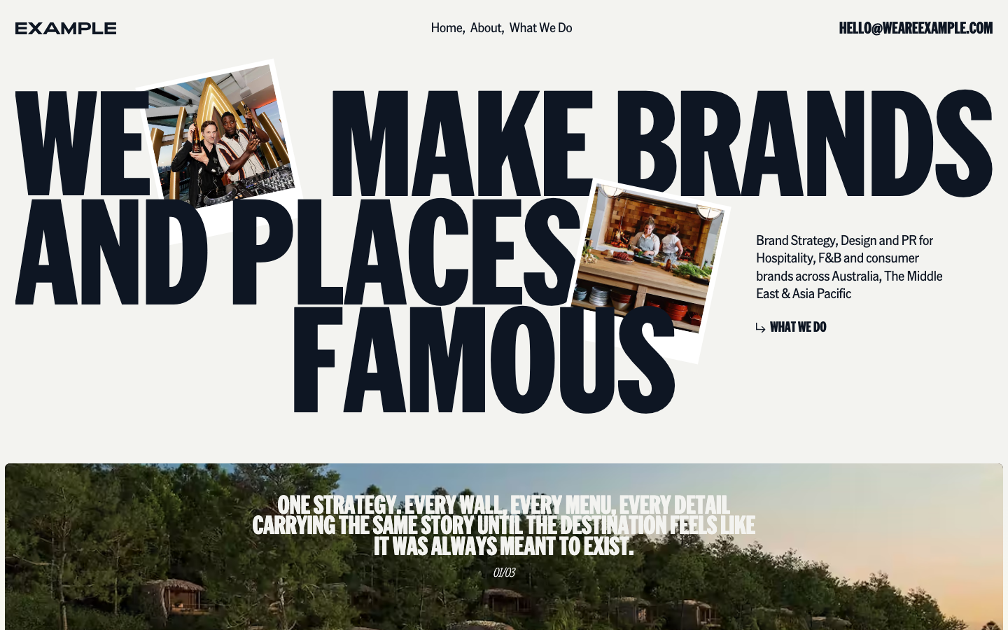 Screenshot of We Are Example