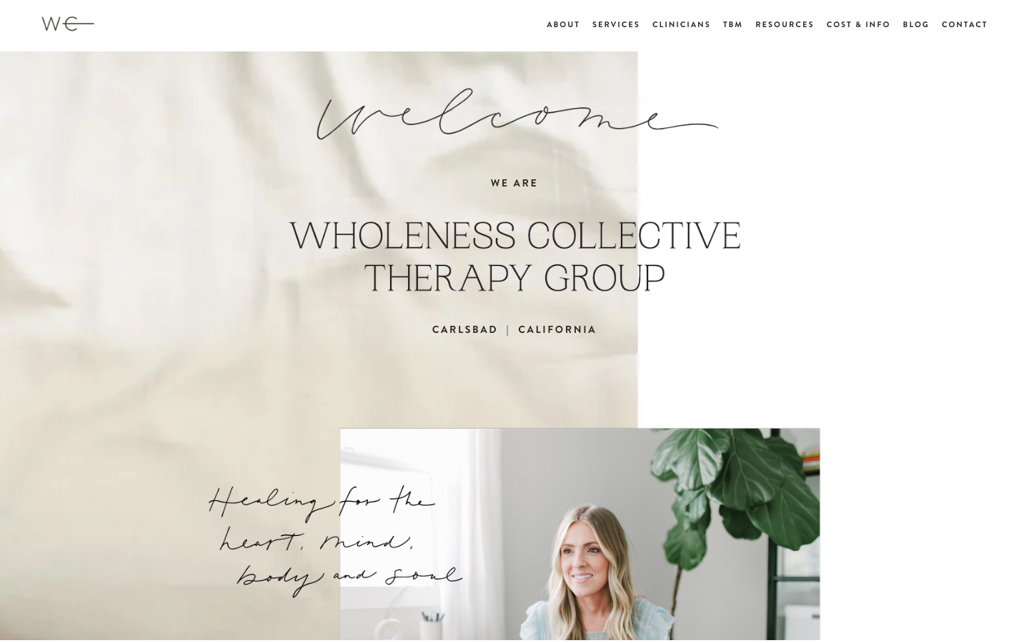 Screenshot of Wholeness Collective Therapy