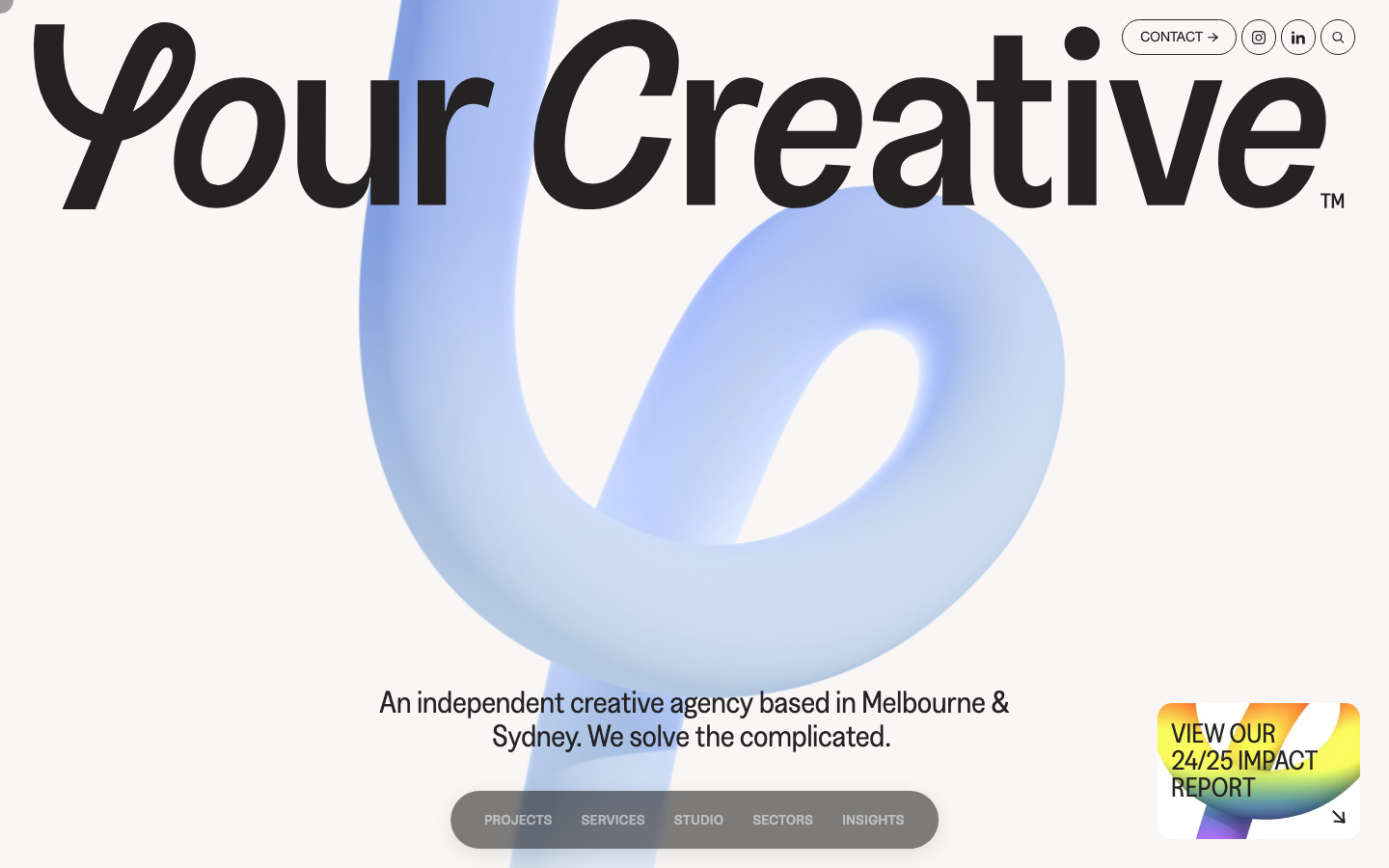 Screenshot of Your Creative