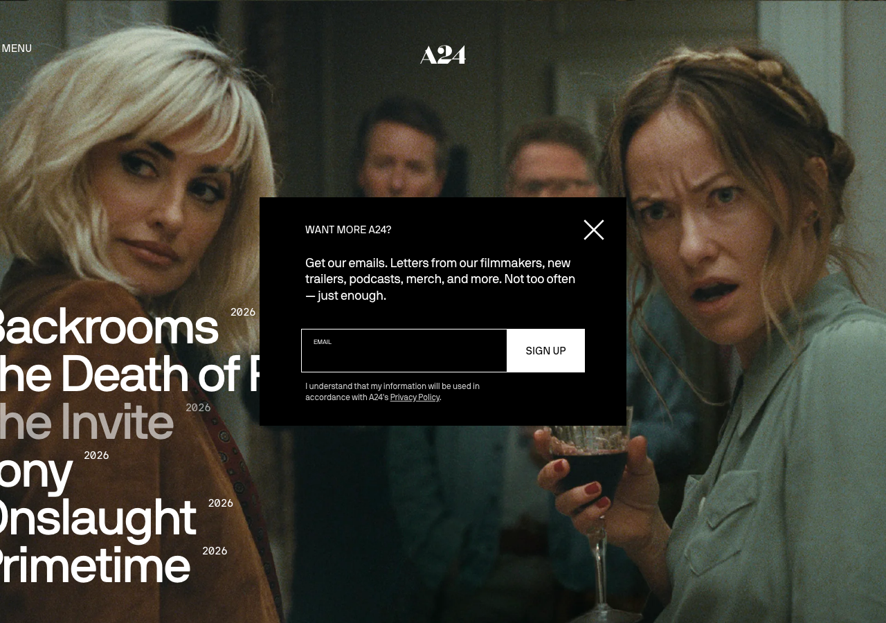 Screenshot of A24