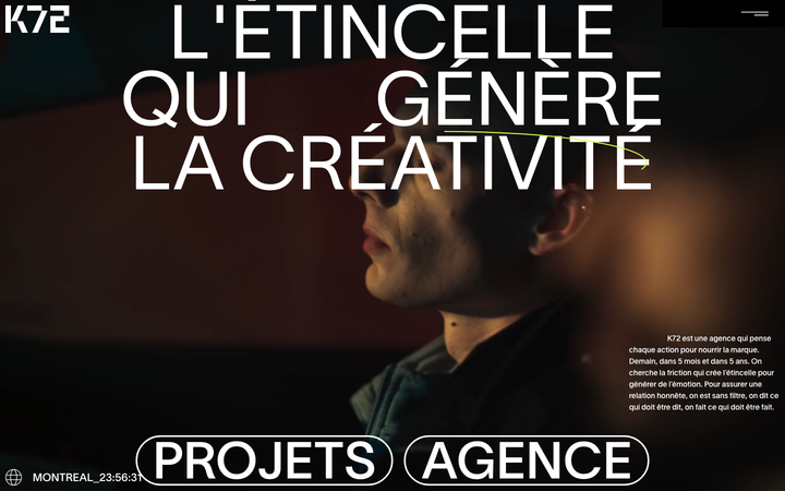 Screenshot of Agence K72
