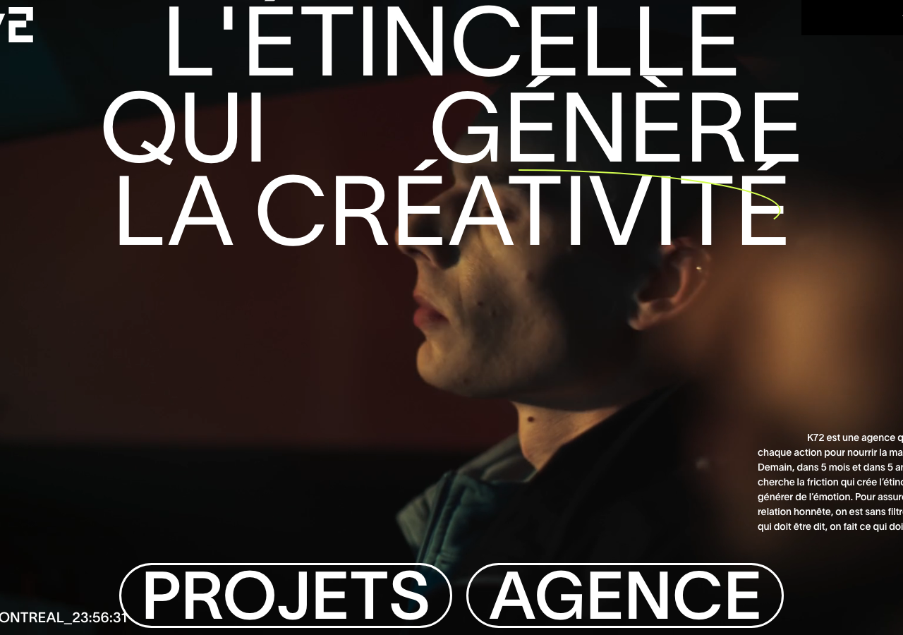 Screenshot of Agence K72