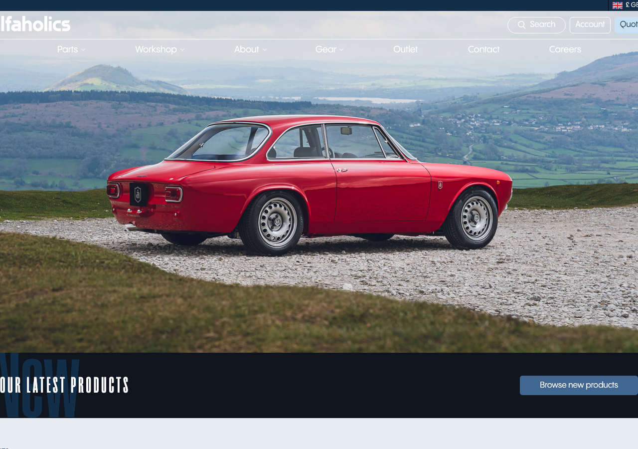 Screenshot of Alfaholics