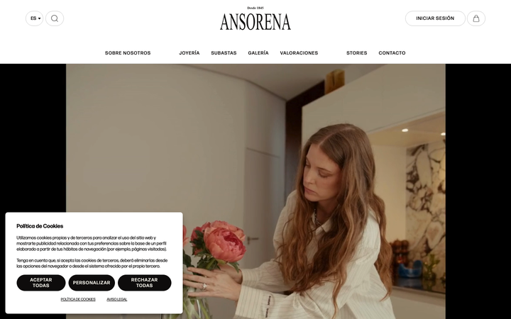 Screenshot of Ansorena