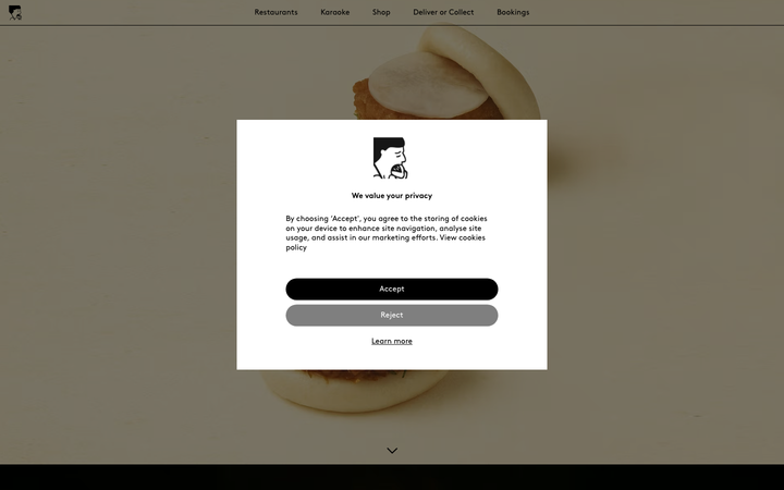 Screenshot of Bao London