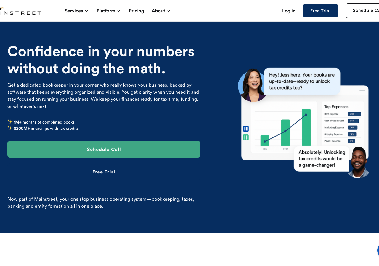 Screenshot of Bench Accounting