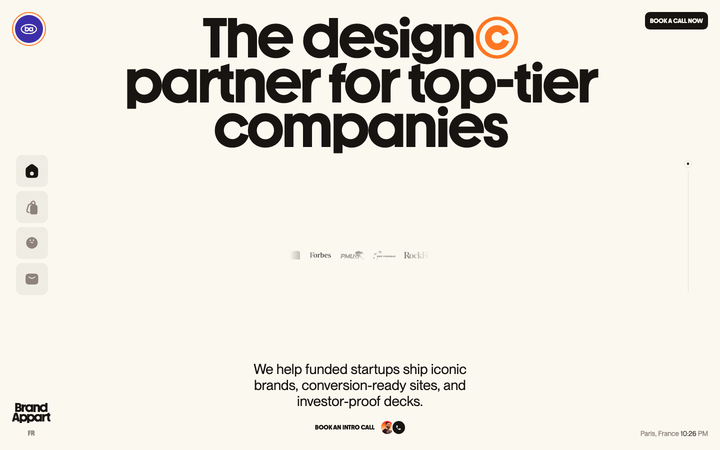 Screenshot of Brand Appart