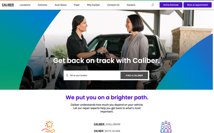 Screenshot of Caliber