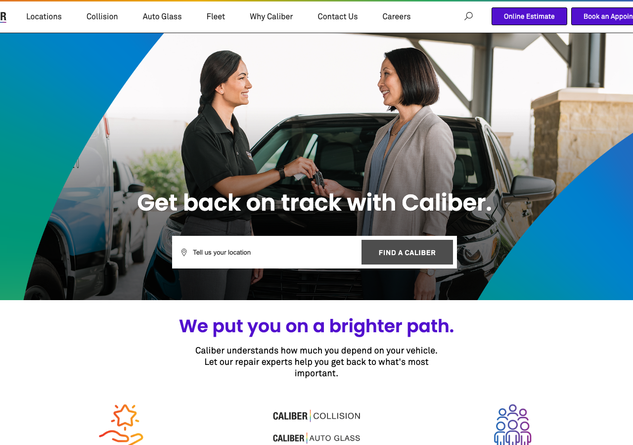 Screenshot of Caliber