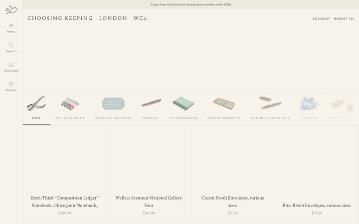 Screenshot of Choosing Keeping