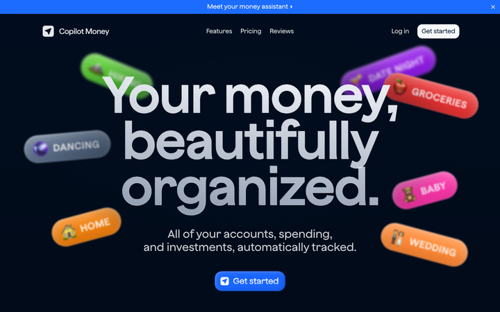 Screenshot of Copilot Money
