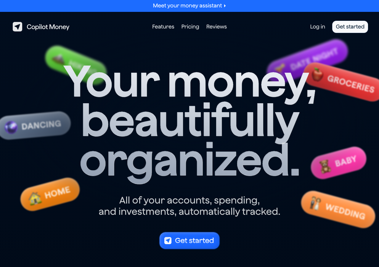 Screenshot of Copilot Money
