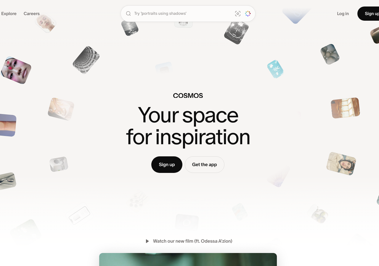 Screenshot of Cosmos