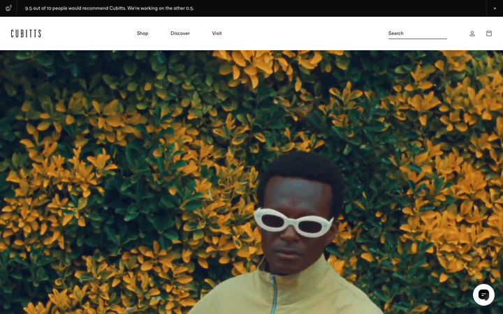 Screenshot of Cubitts