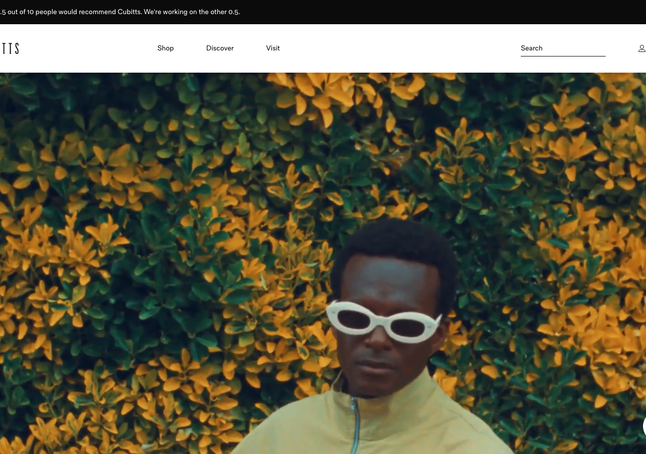 Screenshot of Cubitts