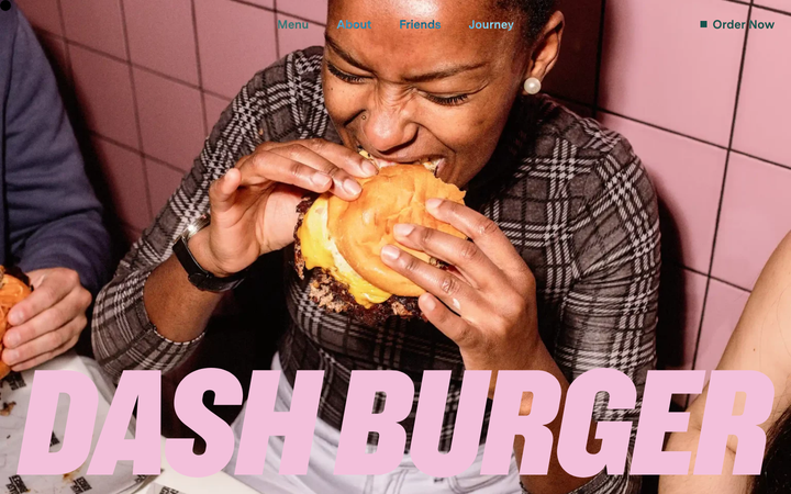 Screenshot of Dash Burger