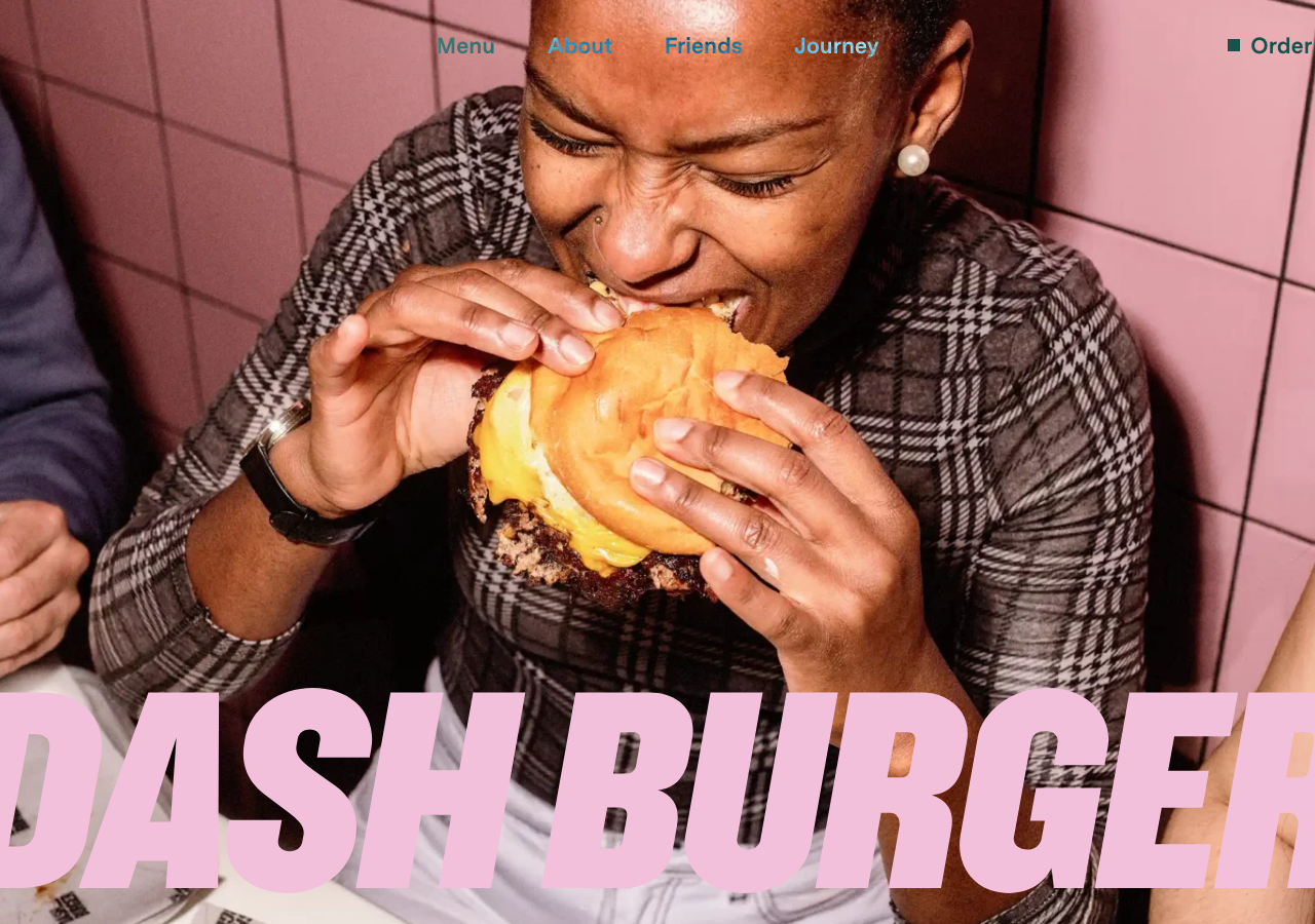Screenshot of Dash Burger