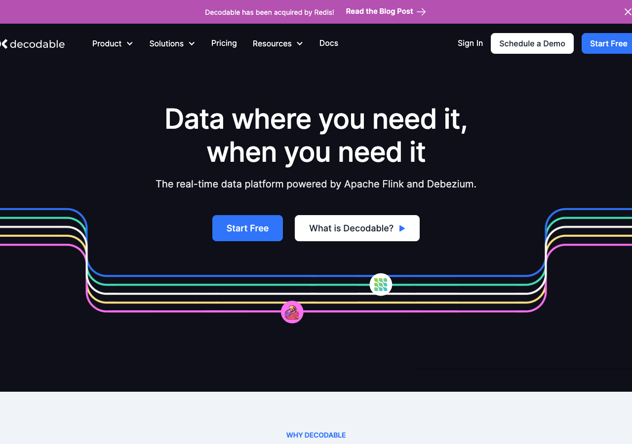 Screenshot of Decodable