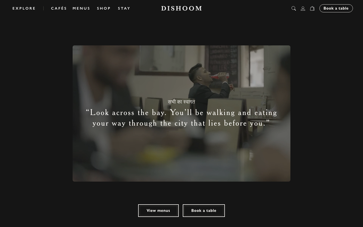 Screenshot of Dishoom
