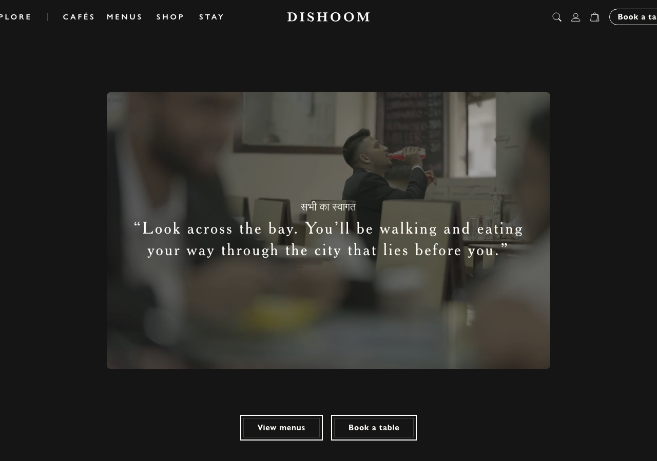 Screenshot of Dishoom