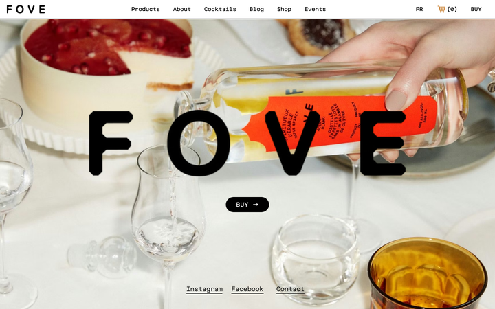 Screenshot of Distillerie Fove