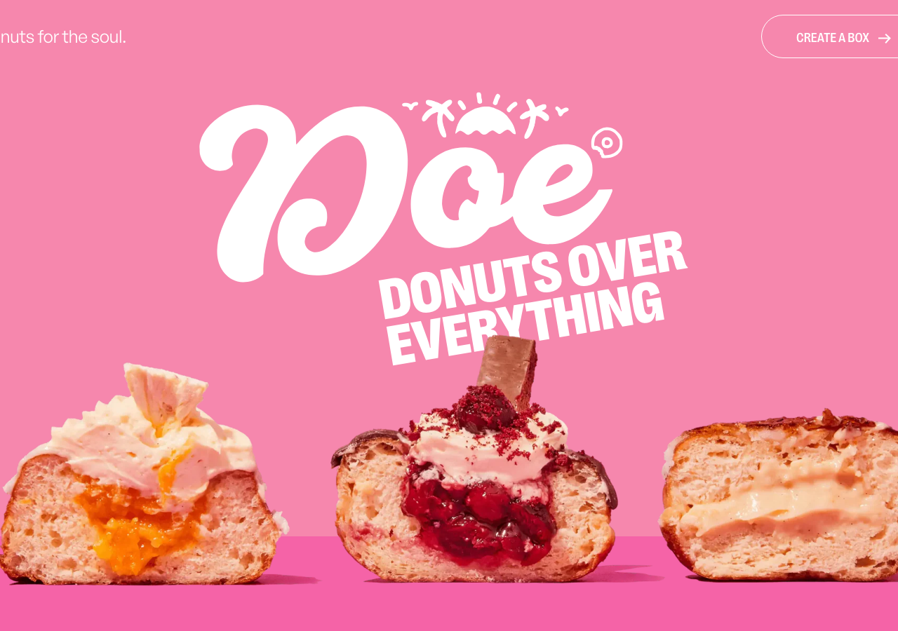 Screenshot of Doe Donuts