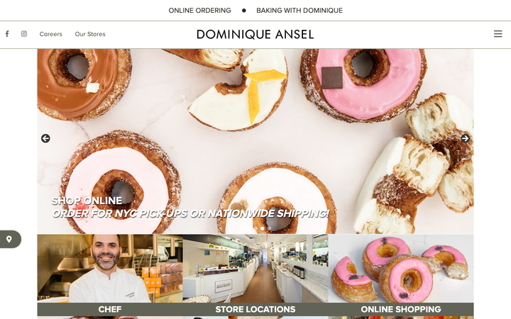 Screenshot of Dominique Ansel