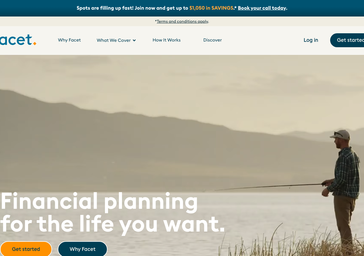 Screenshot of Facet Wealth