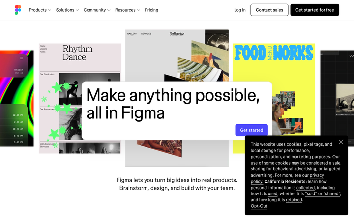 Screenshot of Figma