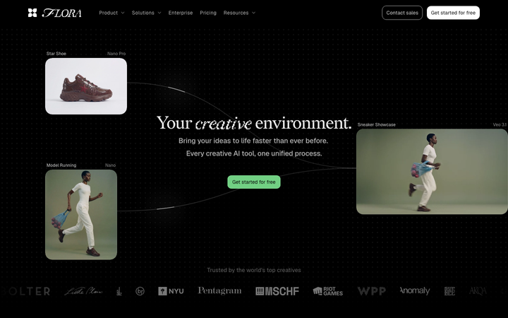 Screenshot of Flora