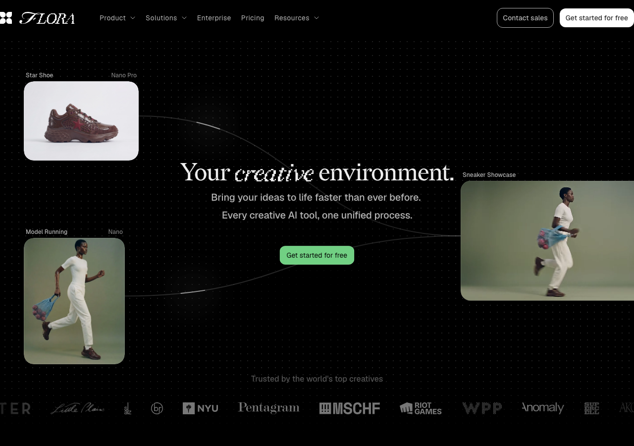Screenshot of Flora