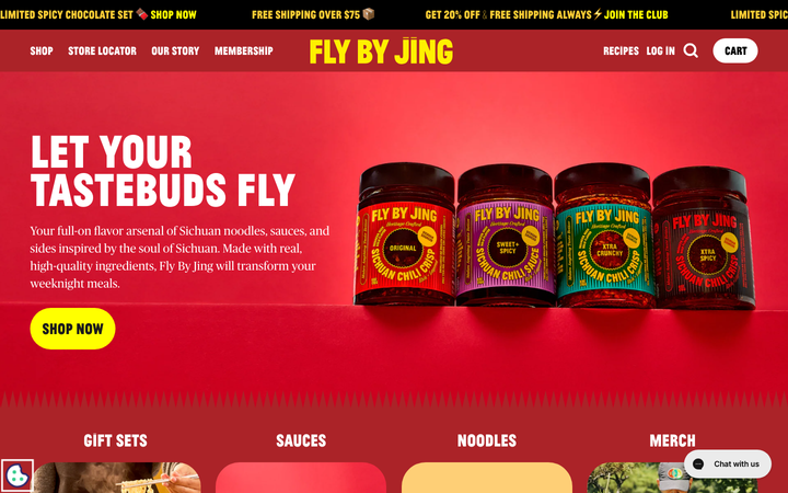 Screenshot of Fly By Jing