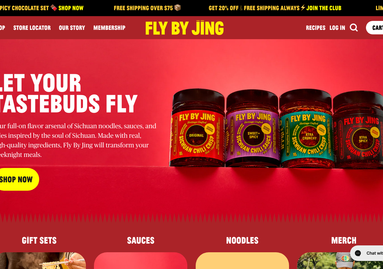 Screenshot of Fly By Jing