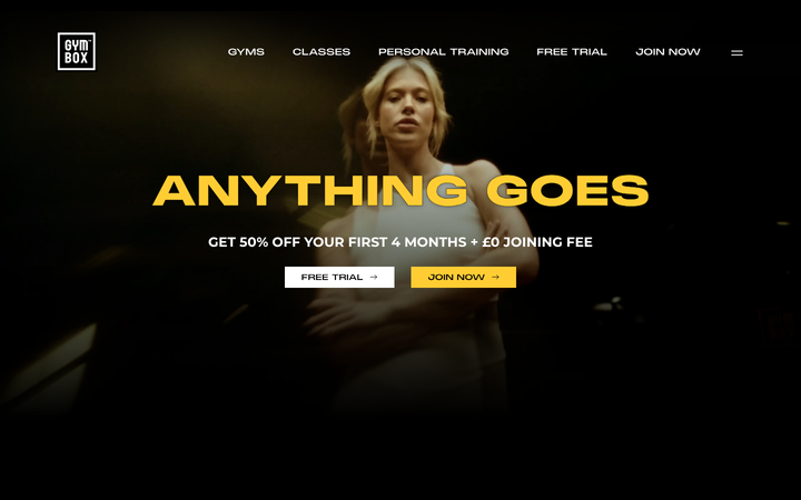 Screenshot of Gymbox