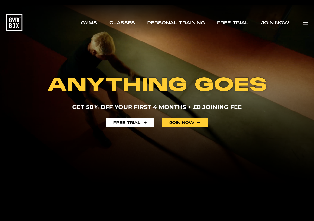 Screenshot of Gymbox